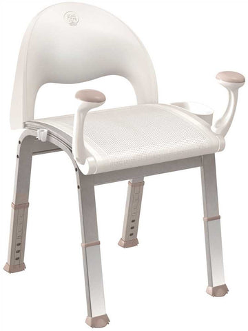 Moen Shower Chair, Mesh, White