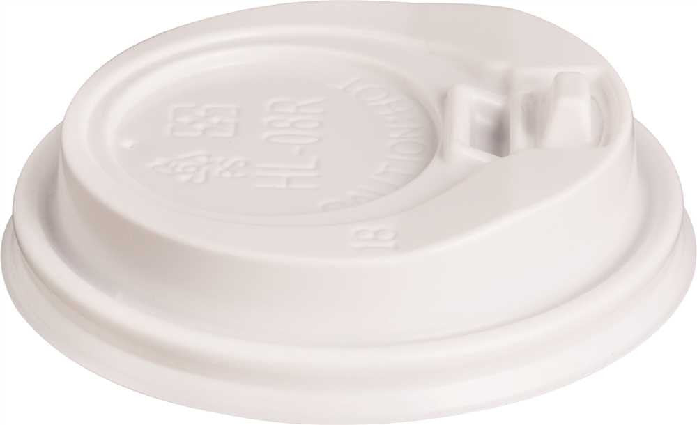 Renown&reg; Hot Cup Lid White 90mm 1,000 Per Case