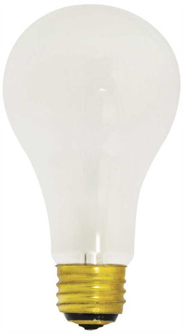 Satco Incandescent Lamp A21, 30-70-100 Watt, 120 Volt, Medium Base, White, 2,500 Average Rated Hours, 12 Per Box