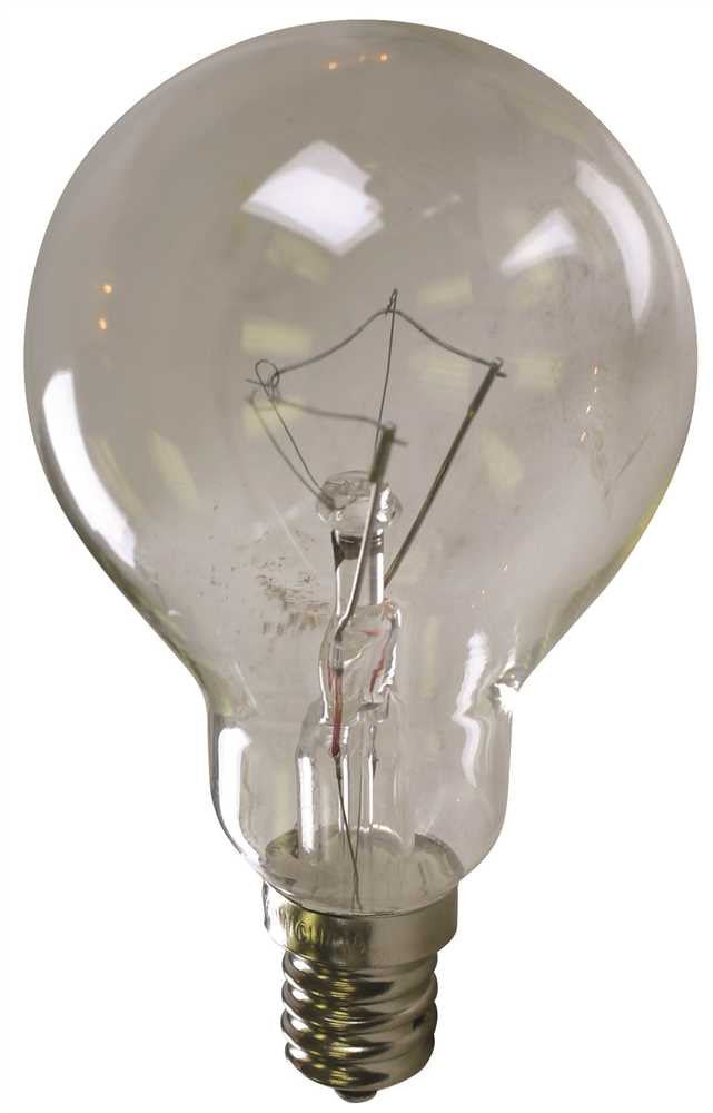 Satco Incandescent Lamp A15, 60 Watt, 120 Volt, Candelabra Base, Clear, 1,000 Average Rated Hours, 10 Per Box