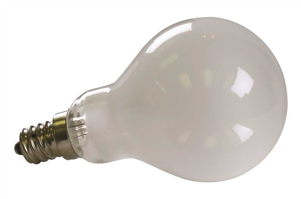 Satco Incandescent Lamp A15, 60 Watt, 120 Volt, Candelabra Base, Frost, 1,000 Average Rated Hours, 10 Per Box