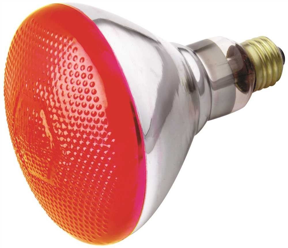 Satco Incandescent Reflector Lamp Br38, 100 Watt, 120 Volt, Medium Base, Red, 2,000 Average Rated Hours, 6 Per Case