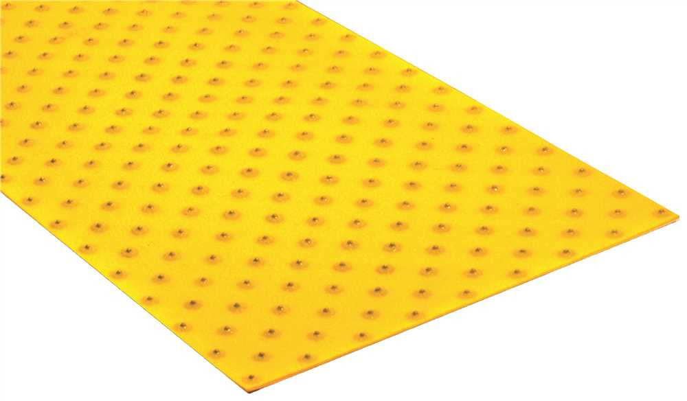 Gripall&trade; Xtremegrip&reg; Traction Control Sheet, Yellow, 12x24 In., 10-pack