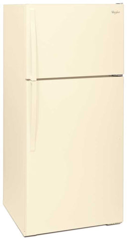 Whirlpool&reg; 14.3 Cu. Ft. Top-freezer Refrigerator, Bisque, Reversible Door