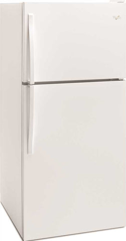 Whirlpool&reg; 18 Cu. Ft. Top-freezer Refrigerator, White, Reversible Door