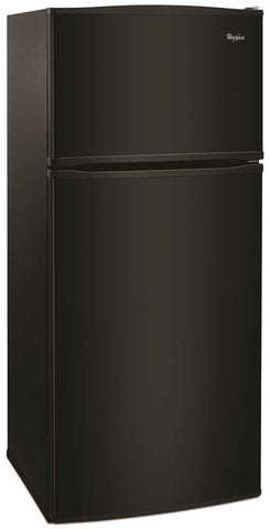 Whirlpool&reg; 16 Cu. Ft. Top-freezer Refrigerator, Black, Reversible Door