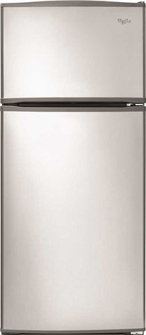 Whirlpool&reg; 16 Cu. Ft. Top-freezer Refrigerator, Stainless Steel, Reversible Door