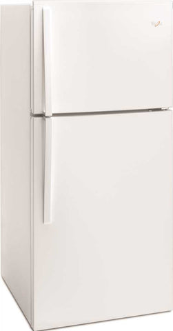 Whirlpool&reg; 19 Cu. Ft. Top-freezer Refrigerator, White, Reversible Door