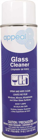 Appeal&reg; Glass Cleaner, Light White, Clean Scent, 20 Oz.