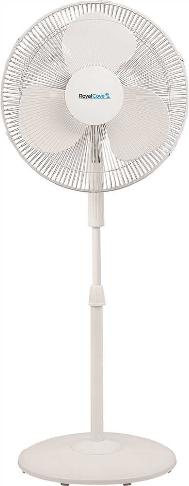 Royal Cove 3-speed Oscillating Pedestal Fan, 16 In.