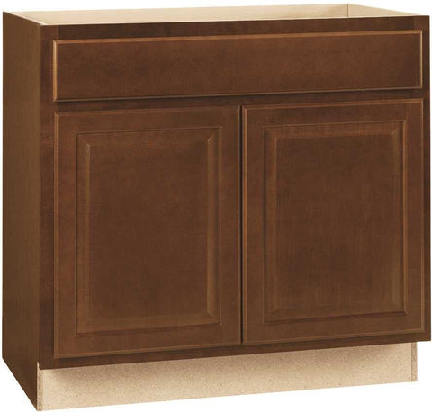 Rsi Home Products Hamilton Base Cabinet, Fully Assembled, Raised Panel, Cafe, 36x34-1-2x24 In.