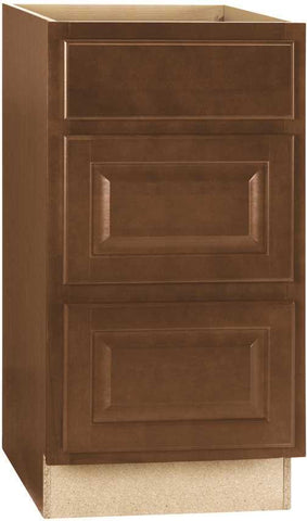 Rsi Home Products Hamilton Drawer Base Cabinet, Fully Assembled, Raised Panel, Cafe, 18x34-1-2x24 In.