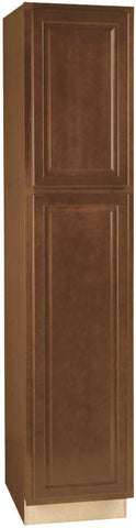 Rsi Home Products Hamilton Pantry, Fully Assembled, Raised Panel, Cafe, 18x84x24 In.