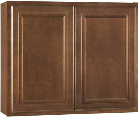 Rsi Home Products Hamilton Kitchen Wall Cabinet, Fully Assembled, Raised Panel, Cafe, 36x30x12 In.