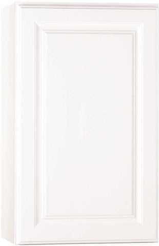 Rsi Home Products Kitchen Wall Cabinet, Fully Assembled, Raised Panel, White, 18x30x12 In.