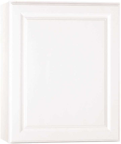 Rsi Home Products Kitchen Wall Cabinet, Fully Assembled, Raised Panel, White, 24x30x12 In.