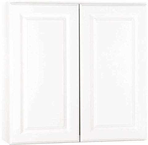 Rsi Home Products Kitchen Wall Cabinet, Fully Assembled, Raised Panel, White, 30x30x12 In.