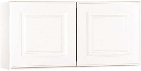 Rsi Home Products Kitchen Wall Bridge Cabinet, Fully Assembled, Raised Panel, White, 30x15x12 In.