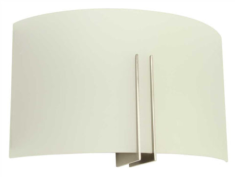 Monument&reg; Wall Sconce, Brushed Nickel, 12 X 4 X 7-1-2 In., 2 60-watt E26 Base Bulb (not Included)