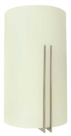 Monument&reg; Wall Sconce, Brushed Nickel, 7 X 4 X 12-3-8 In., 2 60-watt E26 Base Bulb (not Included)