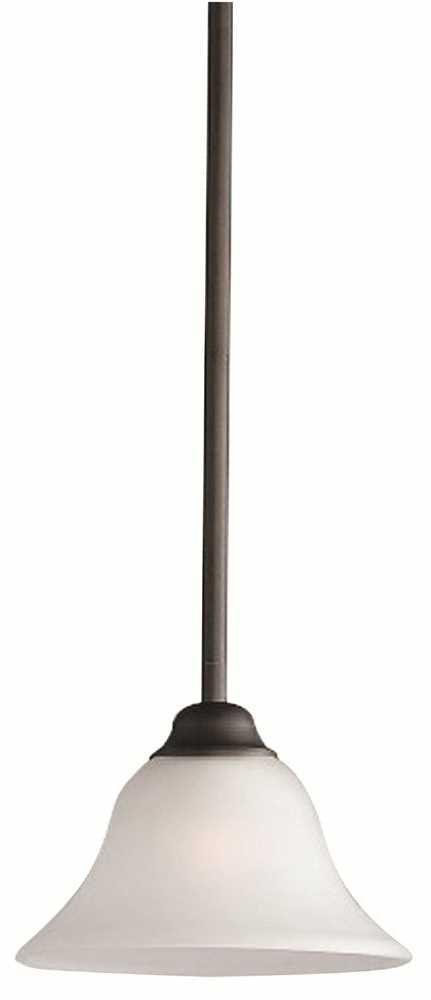 Monument&reg; Mini-pendant, Bronze, 7-3-8 X 5-3-4 In., Uses 1 100-watt Incandescent Medium Base Lamp (not Included)*