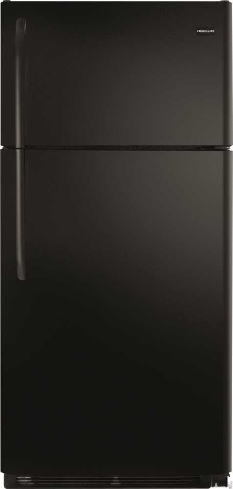 Frigidaire 18 Cu. Ft. Top Freezer Refrigerator, Stainless-black, Reversible Door Swing