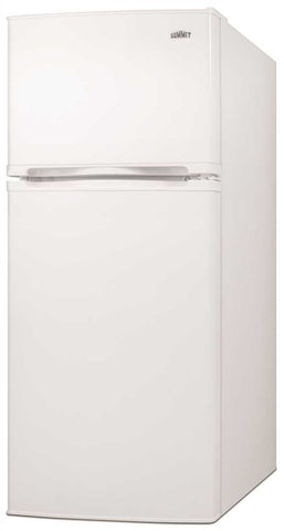 Summit 4.3 Cu. Ft. Top Freezer Refrigerator, White, Reversible Door Swing