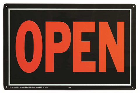 Open-closed Reversible Sign, 12 Per Pack