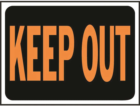 Keep Out Sign, 10 Per Pack