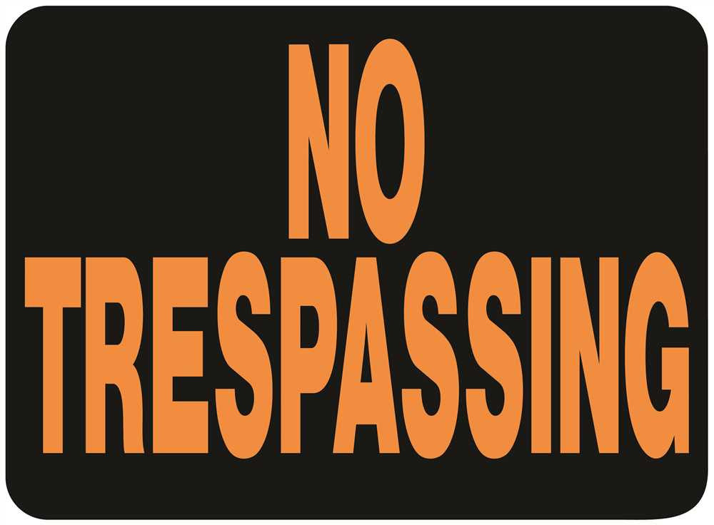 No Trespassing, Sign, Plastic, 10 Per Pack