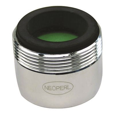 Neoperl Perlator&reg; Regular Dual Thread Aerator, 1.5 Gpm, 15-16 In.-27 X 55-64 In.-27, Chrome, Pack Of 6