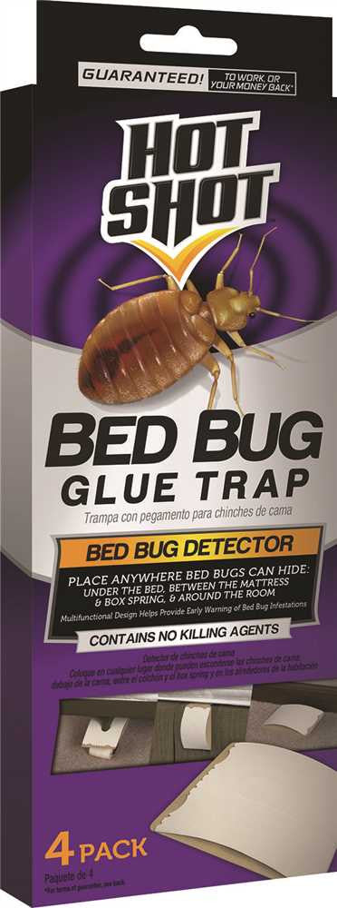 Hot Shot&reg; Bedbug Glue Trap, 4 Per Pack