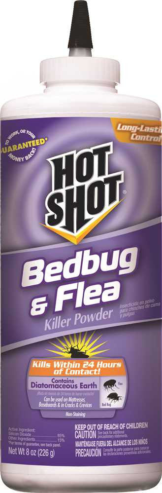 Hot Shot&reg; Bedbug And Flea Killer Powder, 8 Oz.