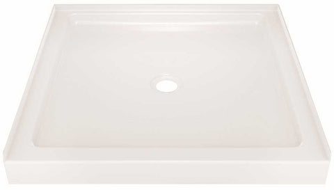 Delta Faucet Classic 400 Shower Base With Center Drain, 36 In. X 36 In, White