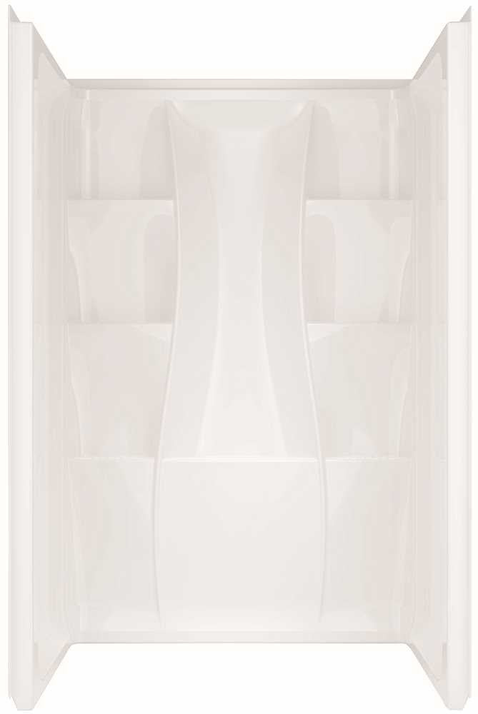 Delta Faucet Classic 400 3-piece Shower Wall Set, 48 In. X 34 In., White