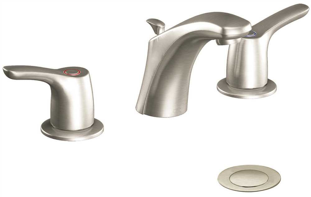 Cleveland Faucet Group Baystone&trade; Two Handle Bathroom Faucet, Brushed Nickel