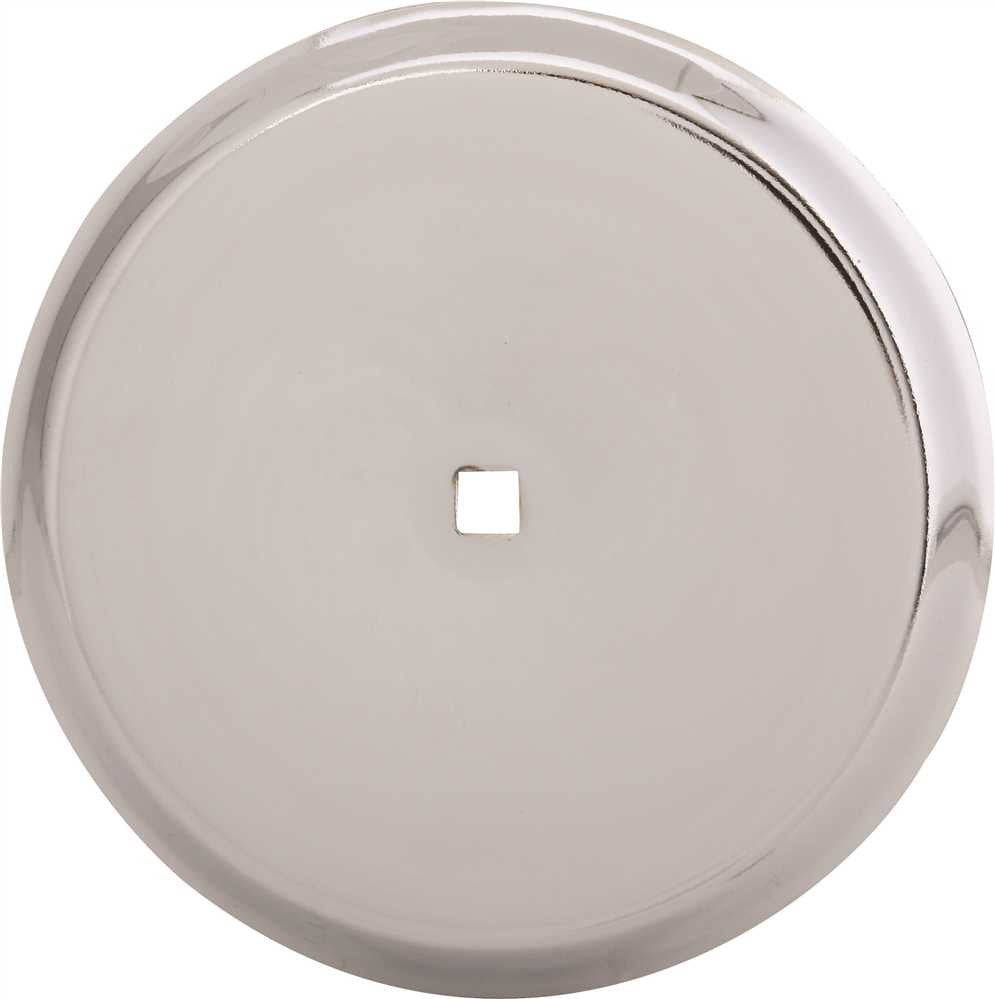 Anvil Mark&reg; Backplate, 2-3-4 In. Diameter, Polished Chrome, 5 Per Pack