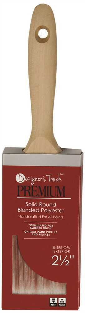 Designer Touch&trade; Premium Poly Varnish Brush, 2-1-2 In.