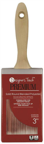 Designer Touch&trade; Premium Poly Varnish Brush, 3 In.