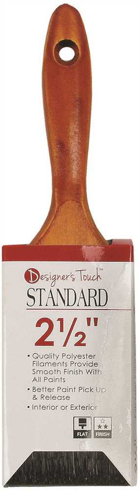 Designer Touch&trade; Standard Varnish Brush, 2-1-2 In.