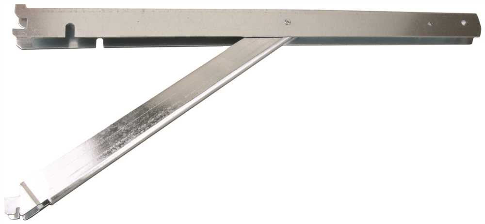 Fast Mount&reg; Double Shelf Bracket, Galvanized Steel, With Support, 20 In.