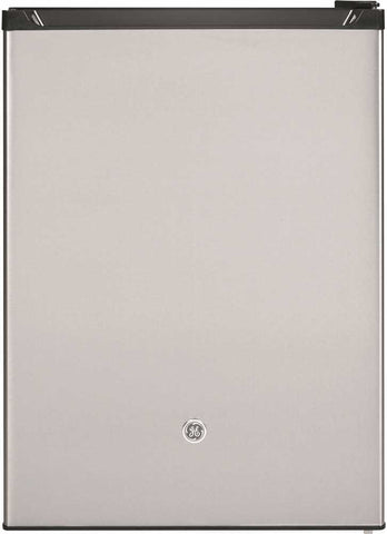 Ge&reg; Spacemaker&reg; 5.6 Cu. Ft. Compact Refrigerator, Stainless Steel, Reversible Door