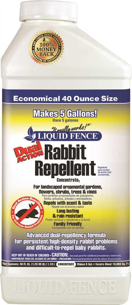 Liquid Fence&reg; Rabbit Repellent, Concentrate, 40 Oz.