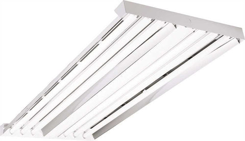 Columbia Lighting&reg; Versabay&reg; Fluorescent High Bay Fixture, 4 Ft., Uses 6 T8 Lamps, Narrow Beam, Uplight, Instant Start