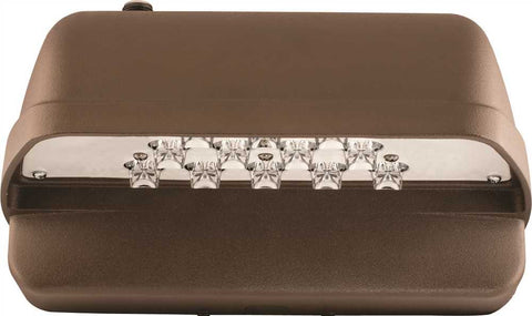 Hubbell Lighting&reg; Led Laredo Compact Wall Pack, 12 Leds, 120-277 Volts, 5000k, Type Iii Ies Distribution, Bronze