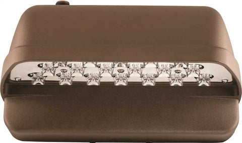 Hubbell Lighting&reg; Led Laredo Compact Wall Pack, 18 Leds, 120-277 Volts, 5000k, Type Iii Ies Distribution, Bronze