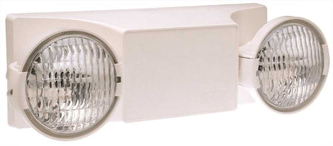 Dual-lite&reg; Ez-2&trade; Emergency Lighting, Damp Location Listed, 2 Fully Adjustable Lamps