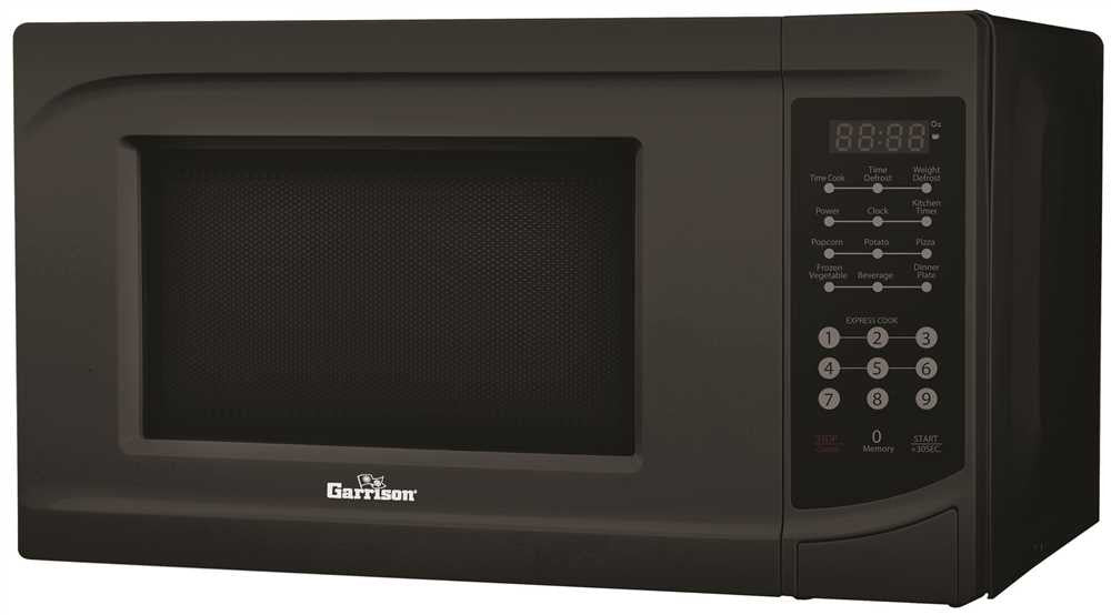 Garrison&reg; 0.7 Cu. Ft. Countertop Microwave Oven, Black