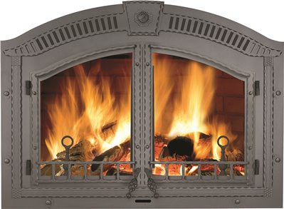 Napoleon&reg; Fpwi-1 Arched Faceplate With Upper Grill & Keystone, Wrought Iron