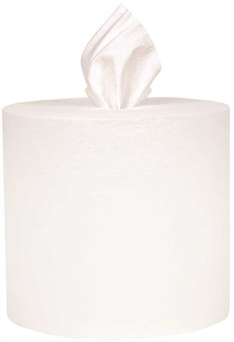 Mayfair Z200 Center-pull Towels, White, 7.875 In. X 10 In., 600 Sheets Per Roll, 4 Rolls Per Case